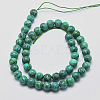 Natural Marble Beads Strands G-K211-10mm-A-2