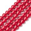 Heart Synthetic Turquoise Beads Strands TURQ-I019-12mm-01-1