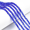 Electroplate Glass Beads Strands EGLA-A044-T3mm-B31-1