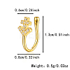 Fashionable S925 Silver Nose Clip with Star IM7825-15-1