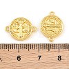 Brass Connector Charms KK-CBA5CB0-16G-3