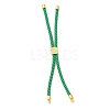 Twisted Nylon Cord Silder Bracelets DIY-B066-03G-14-1
