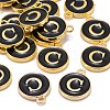 Golden Plated Alloy Charms ENAM-S118-02C-4