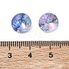 Pointed Back & Back Plated K9 Glass Rhinestone Cabochons RGLA-J012-10mm-539LS-6