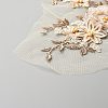 3D Flower Pattern Rayon Embroidery Ornament Accessories DIY-WH0399-52B-3