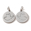 304 Stainless Steel Charms STAS-D050-07P-05-2