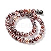 Natural Tibetan 3-Eye dZi Agate Beads Strands G-B084-A09-02-2