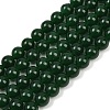 Dyed Natural White Jade Imitation Malaysia Jade Beads Strands LS-G-C270-B01-8mm-2