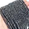 Natural Blue Tiger Eye(Dyed & Heated) Beads Strands LS-G-M438-A04-01-1
