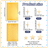 Star Acrylic Mirror Wall Stickers DIY-PH0017-37A-2