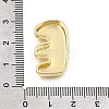Brass Slide Charms KK-Z163-01G-E-3