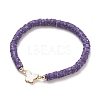 Polymer Clay Heishi Beads Stretch Bracelets BJEW-JB05498-3
