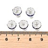 Brass Grade A Rhinestone Spacer Beads RB-A014-Z8mm-05S-4