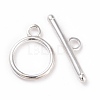 Eco-friendly Brass Toggle Clasps LS-KK-D082-17S-1