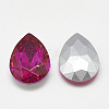 Pointed Back Glass Rhinestone Cabochons RGLA-T081-20x30mm-09-2
