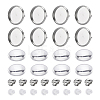 DIY 50Pairs Flat Round Earring Making Kits DIY-YW0001-90P-1