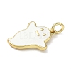 Halloween Theme Brass Enamel Pendants LS-KK-L248-01G-06-2