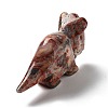 Natural Crazy Agate Carved Healing Rhinoceros Figurines DJEW-P016-01G-3