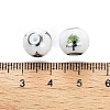 Christmas Opaque Glass Beads EGLA-R113-02D-3