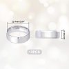 12Pcs 201 Stainless Steel Plain Band Ring for Men Women RJEW-UN0002-44B-3