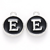 Platinum Plated Alloy Charms LS-ENAM-S118-02E-P-1