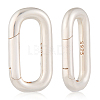 2Pcs 925 Sterling Silver Spring Gate Rings STER-CN0001-44-7
