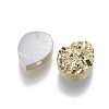 Imitation Druzy Gemstone Resin Beads RESI-L026-C02-2