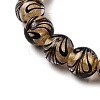 Gold Sand Lampwork Beads Strands LAMP-P071-12mm-02-3