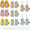  DIY Dangle Earring Making Kits DIY-NB0005-33-1