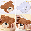 Computerized Embroidery Polyester with Fur Iron on/Sew on Patches DIY-WH0671-397A-4