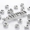 Brass Rhinestone Spacer Beads RB-A003-7MM-S-1