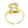 Rack Plating Brass Open Cuff Rings RJEW-S394-01G-B-3