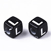 Opaque Acrylic Beads SACR-N002-01L-3