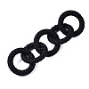 Spray Painted CCB Plastic Linking Rings CCB-Q091-010A-4