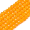 Opaque Solid Color Imitation Jade Glass Beads Strands EGLA-A044-P2mm-D29-1