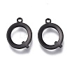 304 Stainless Steel Charms STAS-H112-Q-EB-1