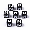 Opaque Acrylic Beads SACR-N002-01N-2