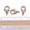 Red Copper Brass Lobster Claw Clasps X-KK-903-R-NF-5