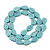 Gemstone Beads Strands X-TURQ-S240-14x10mm-2-3