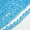 Glass Beads Strands EGLA-E010-8x12mm-10-2