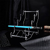 4-Tier Acrylic Sword Katana Holder Stands ODIS-WH0017-108-7