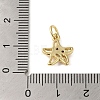 Brass Micro Pave Colorful Cubic Zirconia Pendants KK-R162-022B-G-3