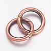 Alloy Spring Gate Rings PALLOY-H244-R-2
