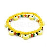 Glass Seed Beads Stretch Bracelets BJEW-JB06291-01-1