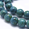 Synthetic Yellow Turquoise(Jasper) Beads Strands TURQ-G148-16-12mm-1-3