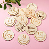 Basswood Milestone Cards WOOD-TA0001-41A-5