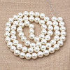 Eco-Friendly Plastic Imitation Pearl Beads Strands MACR-S285-8mm-05-2