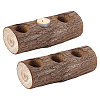 Wooden Candlestick LS-AJEW-WH0591-167-1