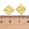 Brass Connector Charms KK-CBA57A9-03G-02-3