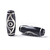 Tibetan Style 2-Eye dZi Beads TDZI-D008-04-1